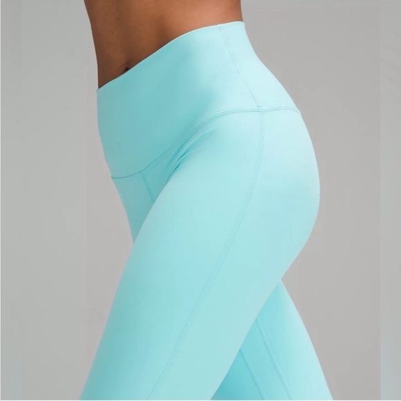 Lululemon Align High Rise CYAN BLUE Leggings Size 4 B3 - Picture 3 of 8